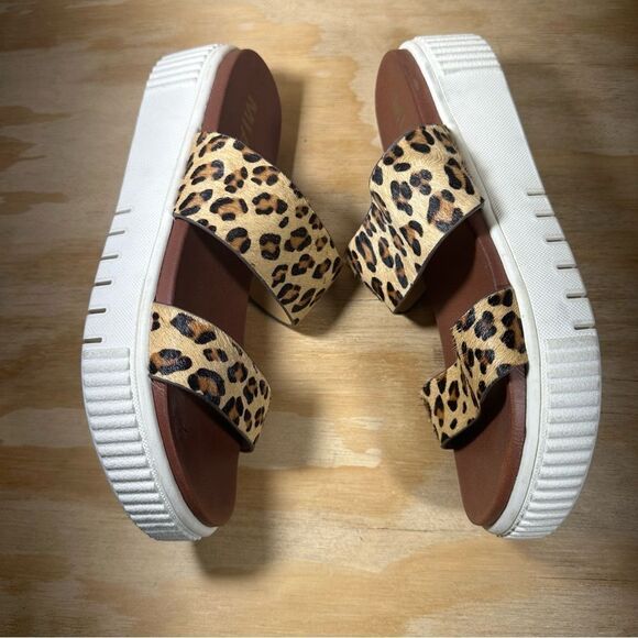 MIA Lexi Platform Slide Leopard Print Sandals Women’s Size 8.5 - Picture 3 of 6